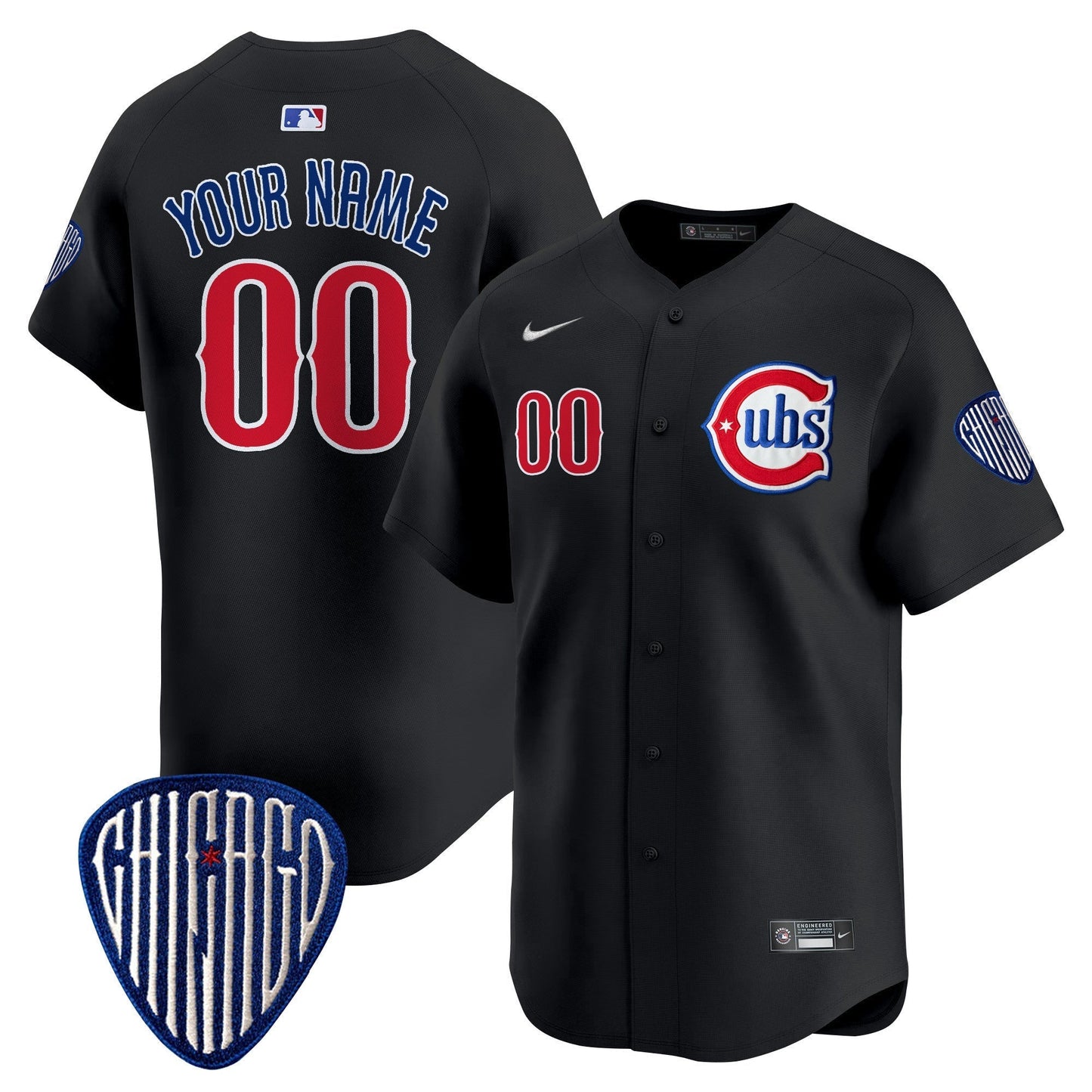 CHC Blue Alternate Vapor Premier Limited Custom Jersey - All Stitched