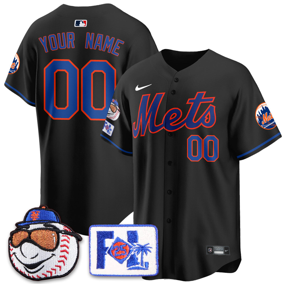 Custom Gender/Name NYM 2025 Spring Training Jersey - All Stitched