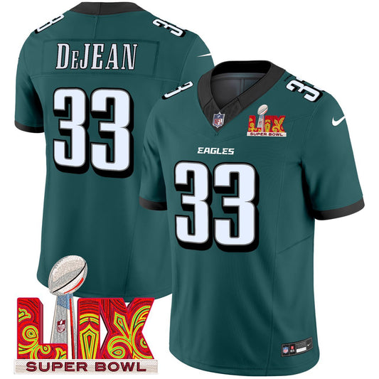Cooper DeJean PHI Super Bowl LIX Jersey - Stitched