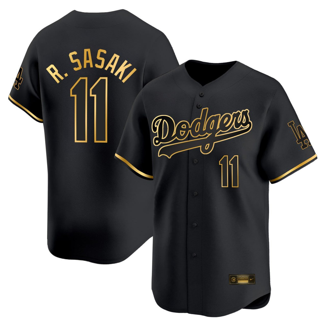 Roki Sasaki LAD Jersey - All Stitched
