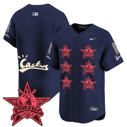 Men's Houston Astros Cactus Jack 2025 Vapor Premier Limited Jersey V2 - All Stitched