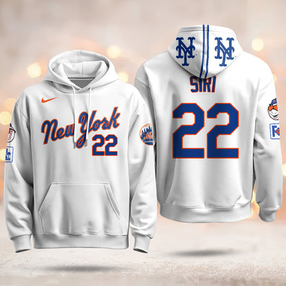 New York Mets Blue Road 2025 Hoodie - All Stitched
