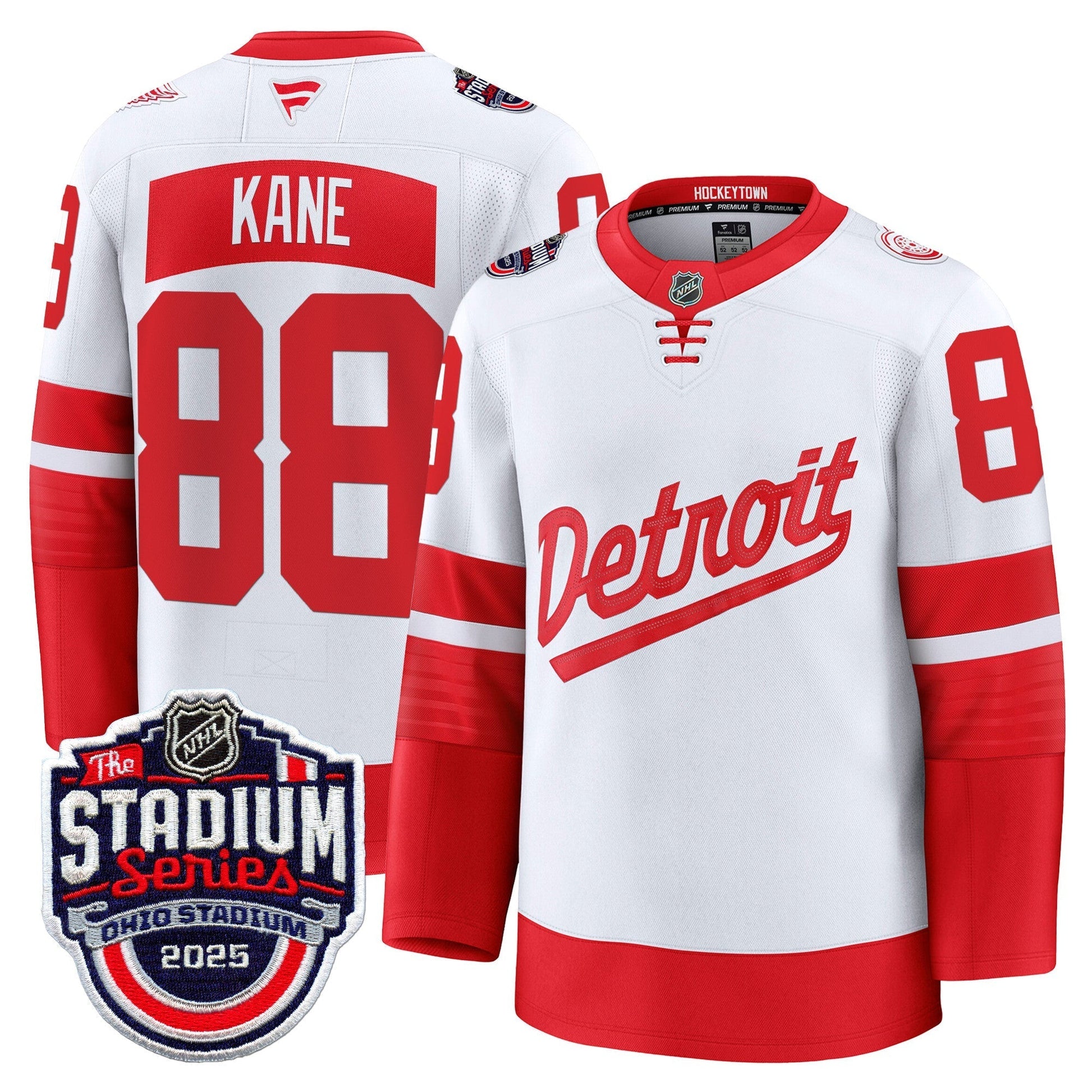 Men's Detroit Red Wings 2025 Stadium Series Premium Jersey - All Stitched