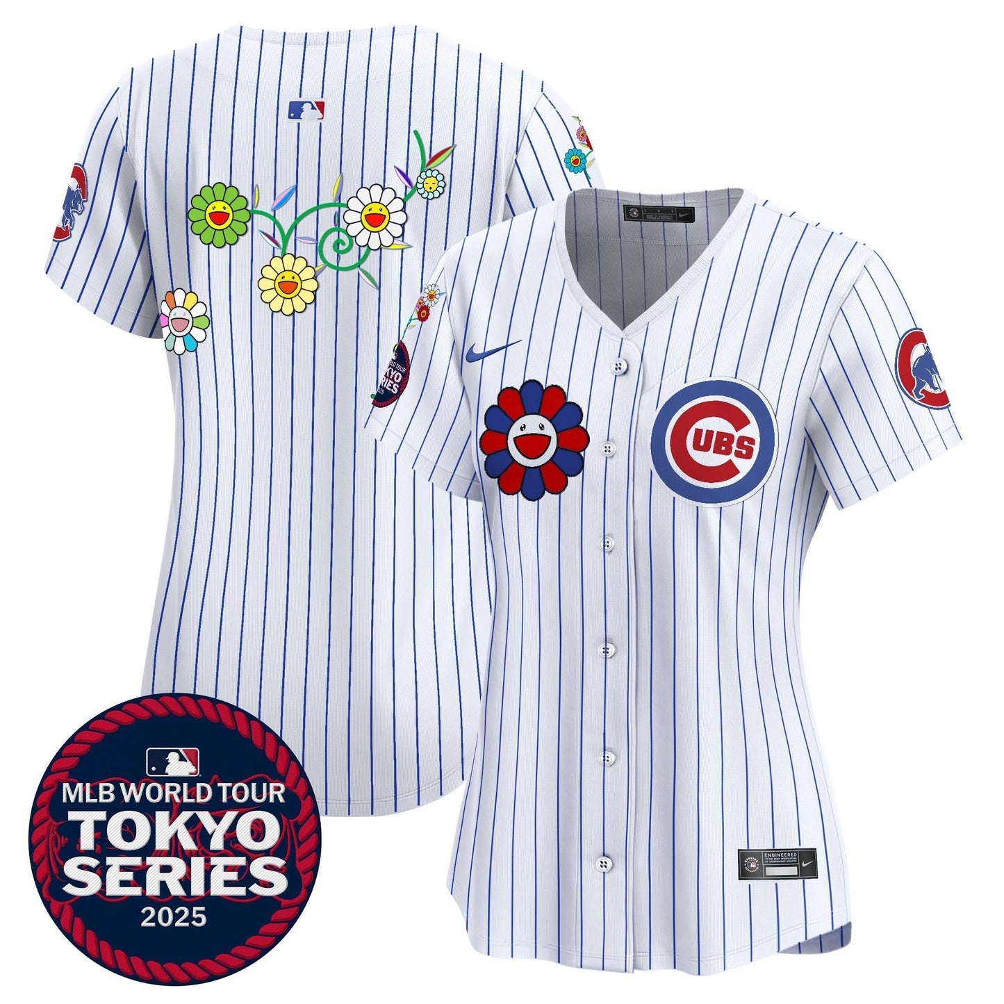 Women's Chicago Cubs Tokyo Series 2025 Vapor Premier Limited Jersey - All Stitched