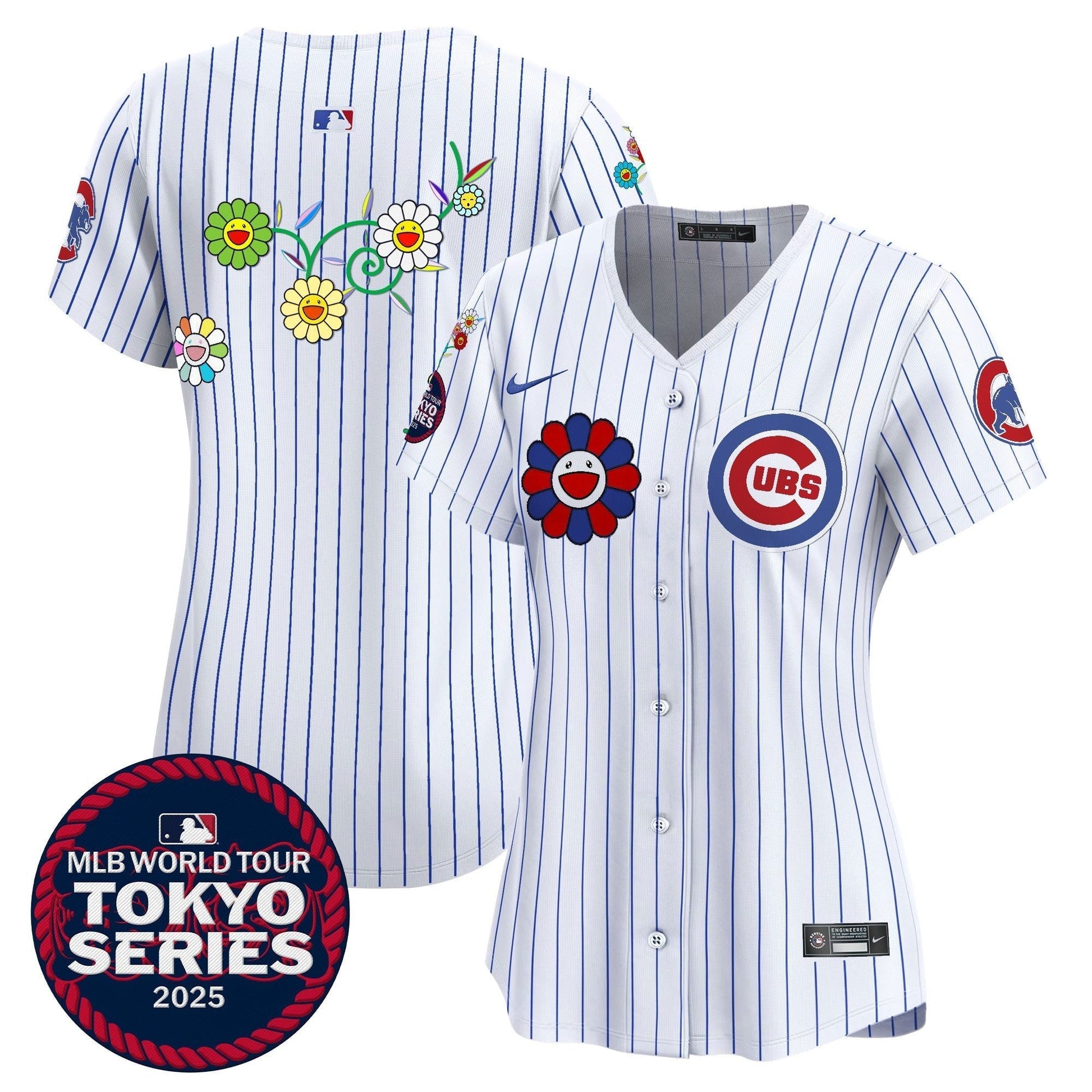 Women's Chicago Cubs Tokyo Series 2025 Vapor Premier Limited Jersey - All Stitched