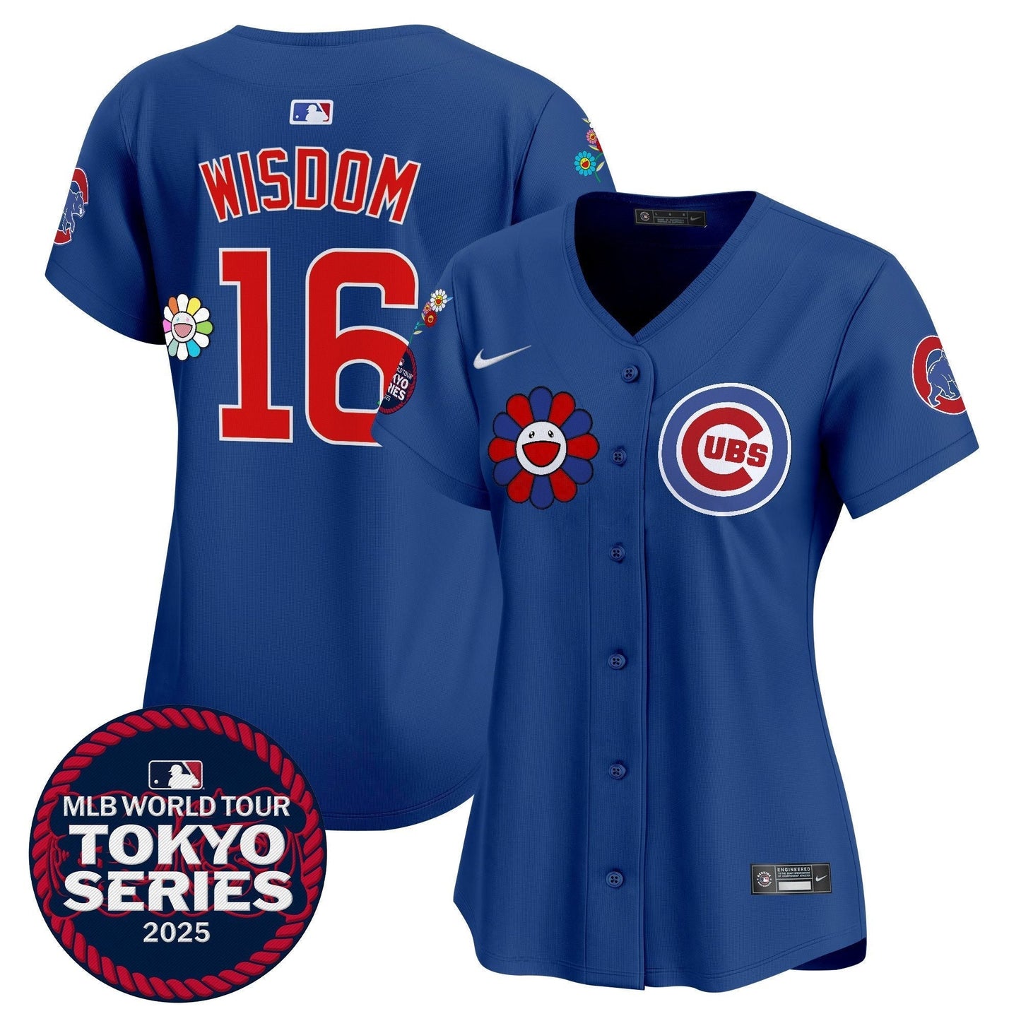 Women's Chicago Cubs Tokyo Series 2025 Vapor Premier Limited Jersey - All Stitched