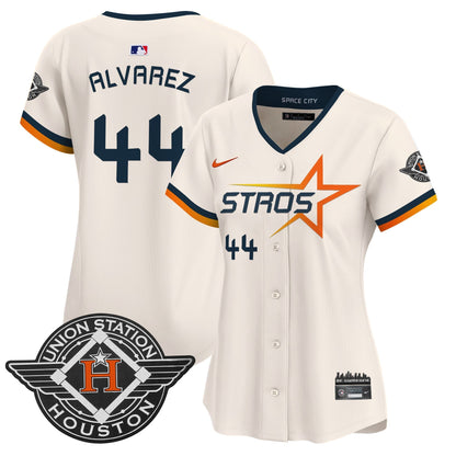 Women's Houston Astros 2025 City Connect Vapor Premier Limited Jersey - All Stitched