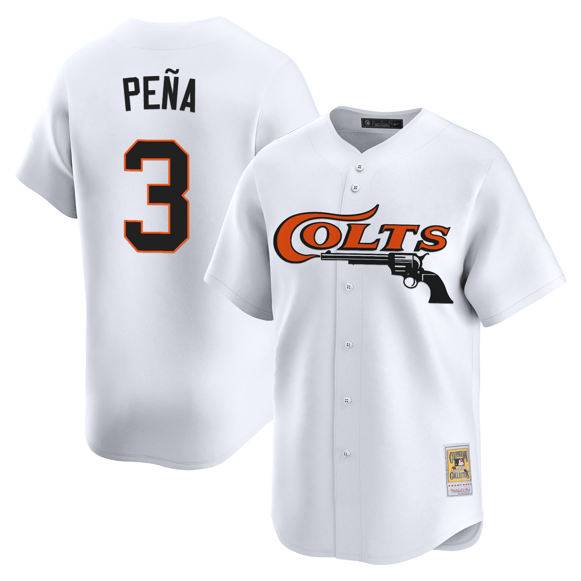 Men's Houston Astros Throwback Vapor Premier Limited Jersey - All Stitched