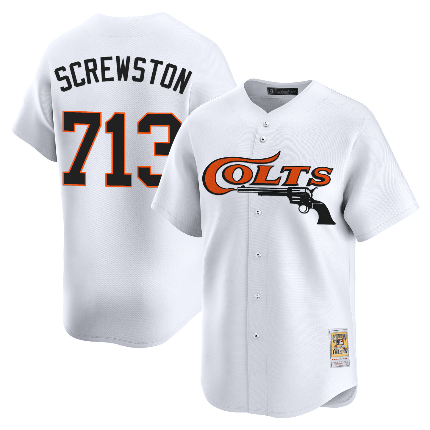 Men's Houston Astros Throwback Vapor Premier Limited Jersey - All Stitched