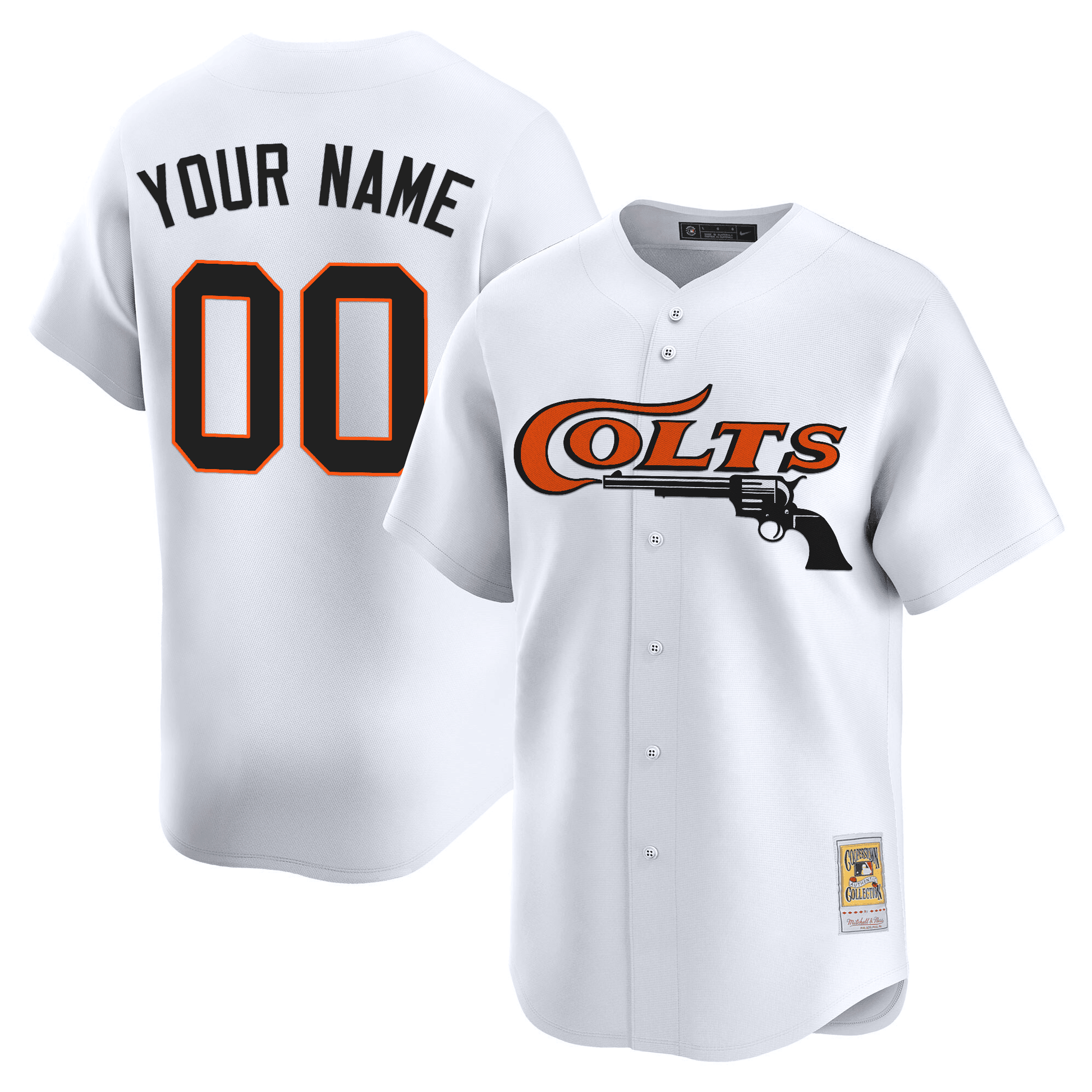 Houston Astros Throwback Vapor Premier Limited Custom Jersey - All Stitched