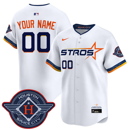 Houston Astros 2025 City Connect Vapor Premier Limited Custom Jersey - All Stitched