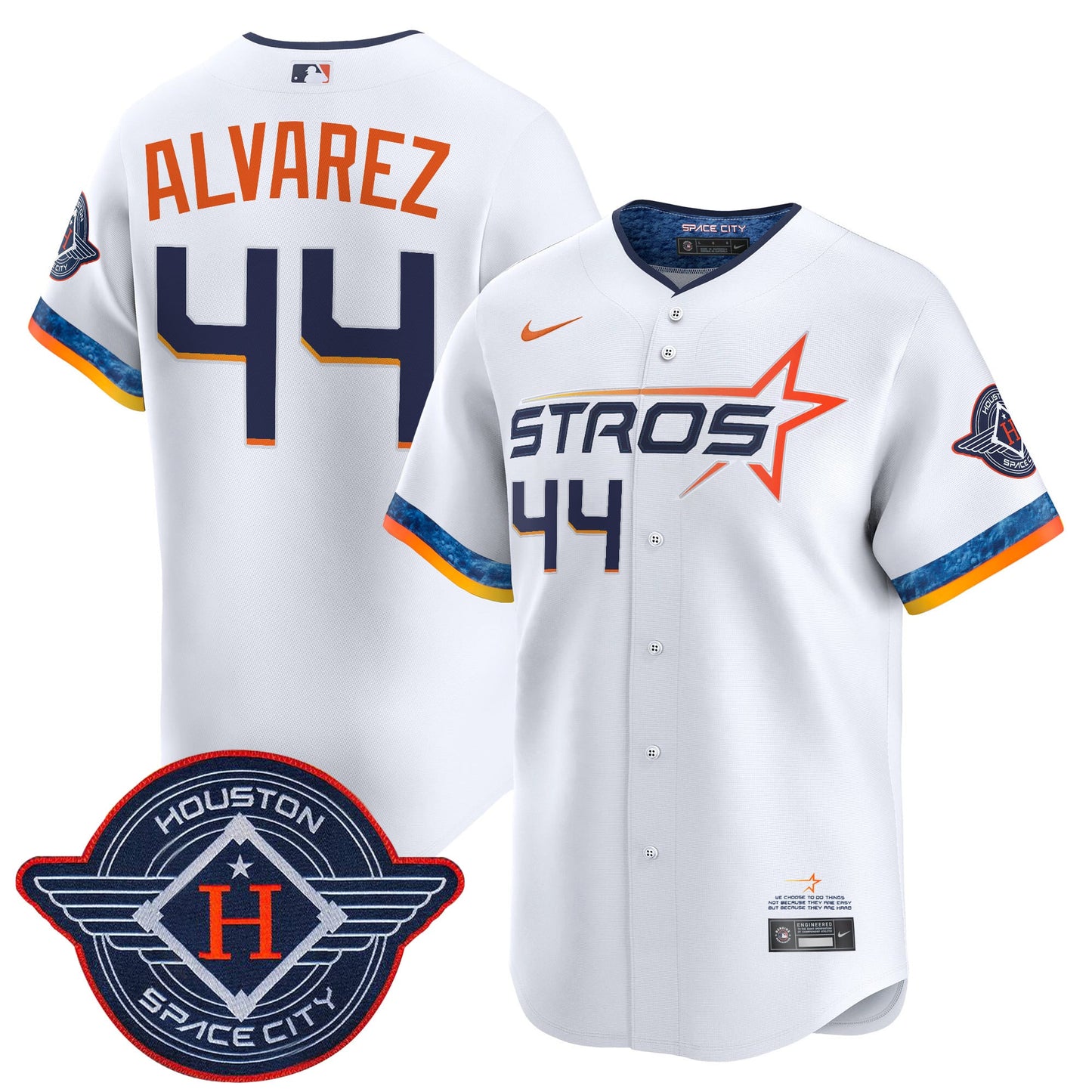 Men's Houston Astros 2025 City Connect Vapor Premier Limited Jersey - All Stitched