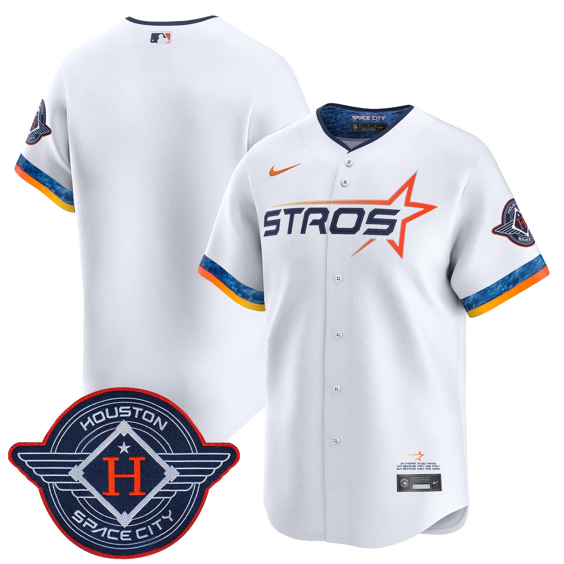 Men's Houston Astros 2025 City Connect Vapor Premier Limited Jersey - All Stitched