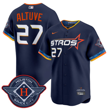 Men's Houston Astros 2025 City Connect Vapor Premier Limited Jersey - All Stitched