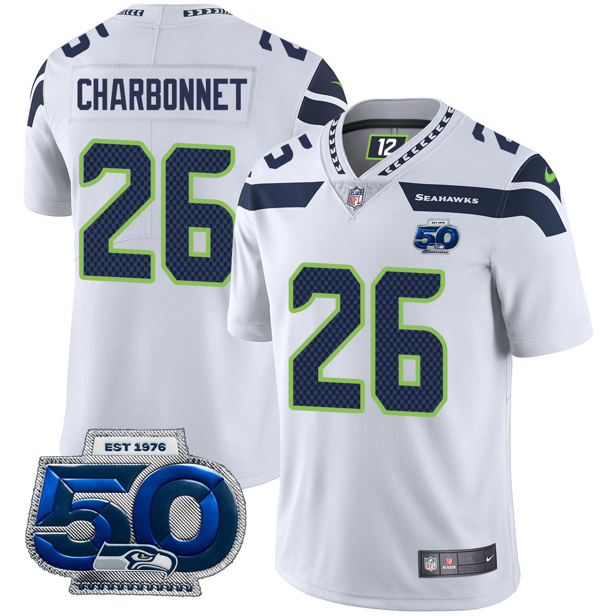 SEA 50th Season Vapor Limited Jersey - All Stitched