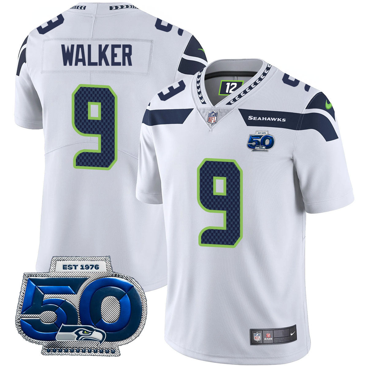SEA 50th Season Vapor Limited Jersey - All Stitched