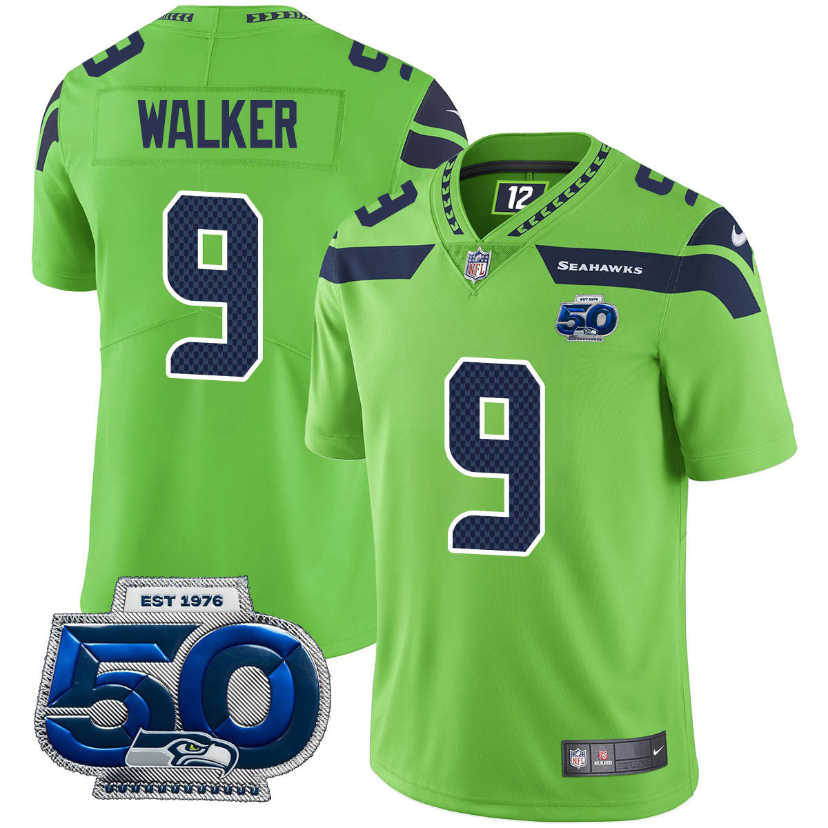SEA 50th Season Vapor Limited Jersey - All Stitched