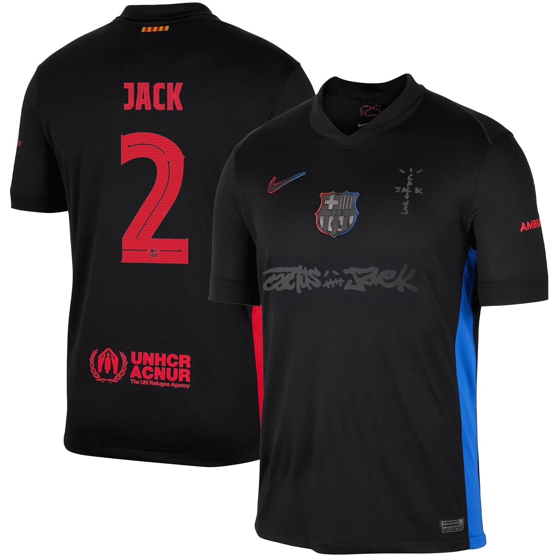 Men's FC Barcelona x Travis Scott Edition 2024/25 Limited Jersey