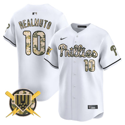 Phillies Armed Forces Day Vapor Premier Limited Jersey - All Stitched