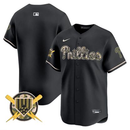 Phillies Armed Forces Day Vapor Premier Limited Jersey - All Stitched