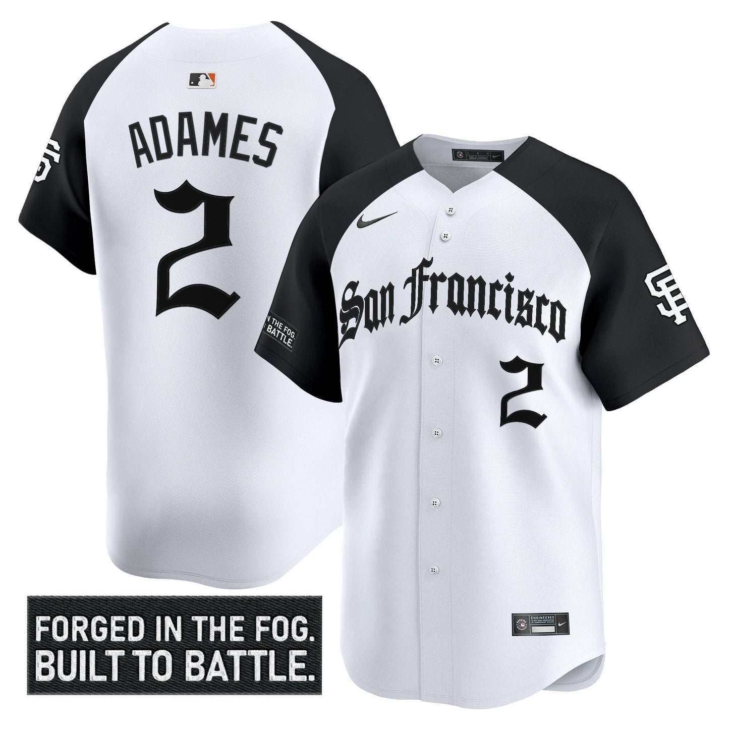 Men's San Francisco Giants 'Gothic Fog Edition' Vapor Premier Limited Jersey - All Stitched