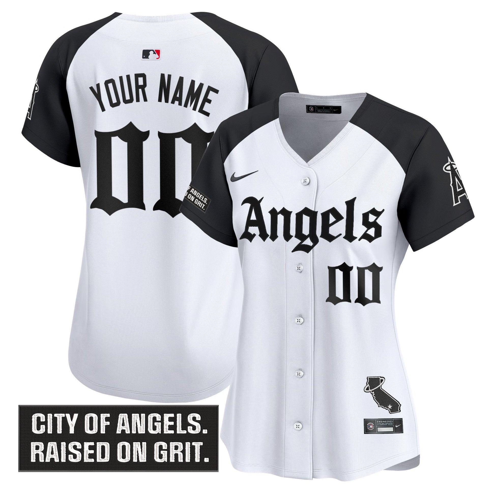 Los Angeles Angels 'Gothic Halo Edition' Vapor Premier Limited Custom Jersey - All Stitched