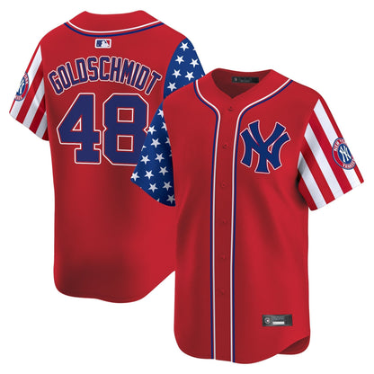 Men's New York Yankees 2025 Independence Day Vapor Premier Limited Jersey - All Stitched