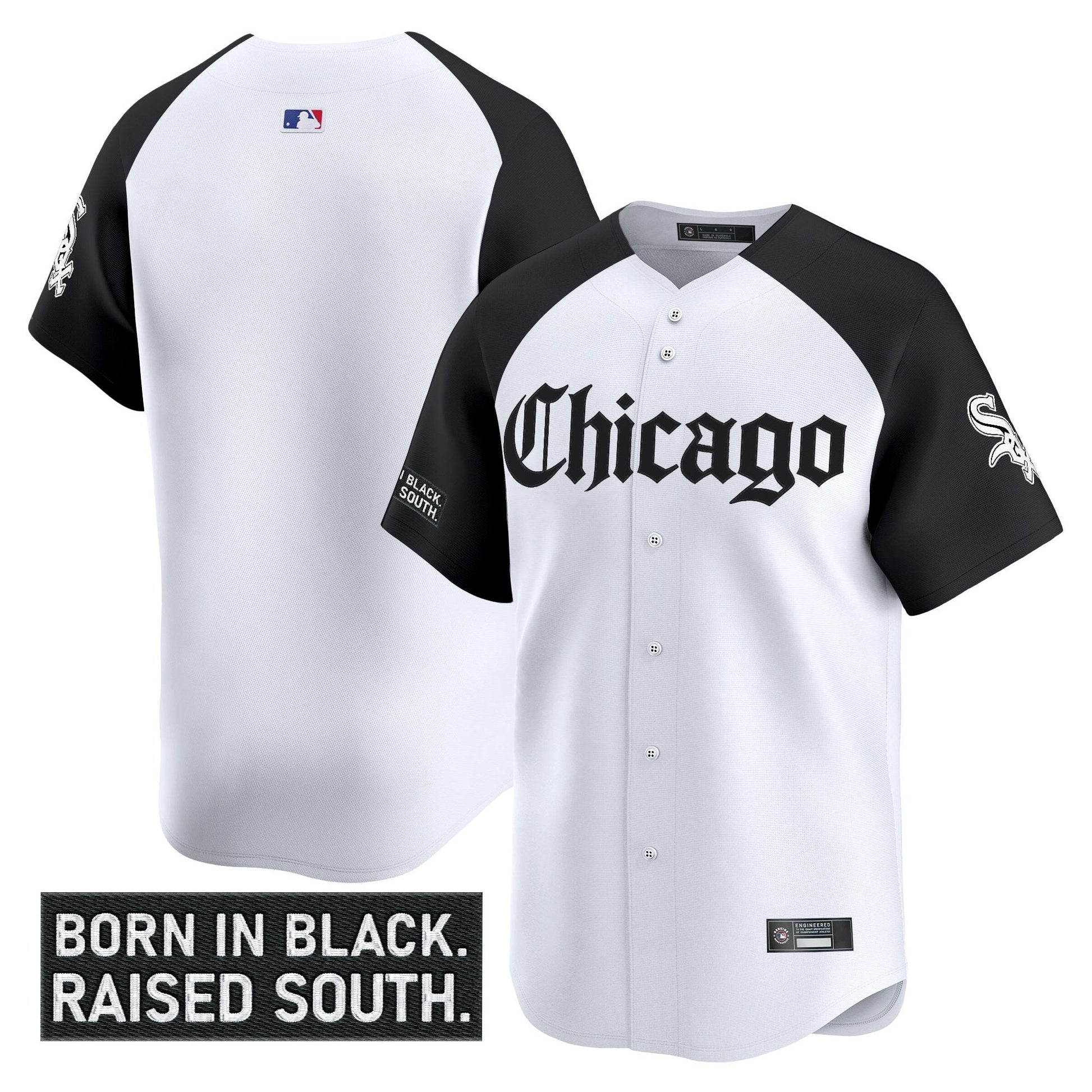 Men's Chicago White Sox 'Gothic South Side Edition' Vapor Premier Limited Jersey - All Stitched