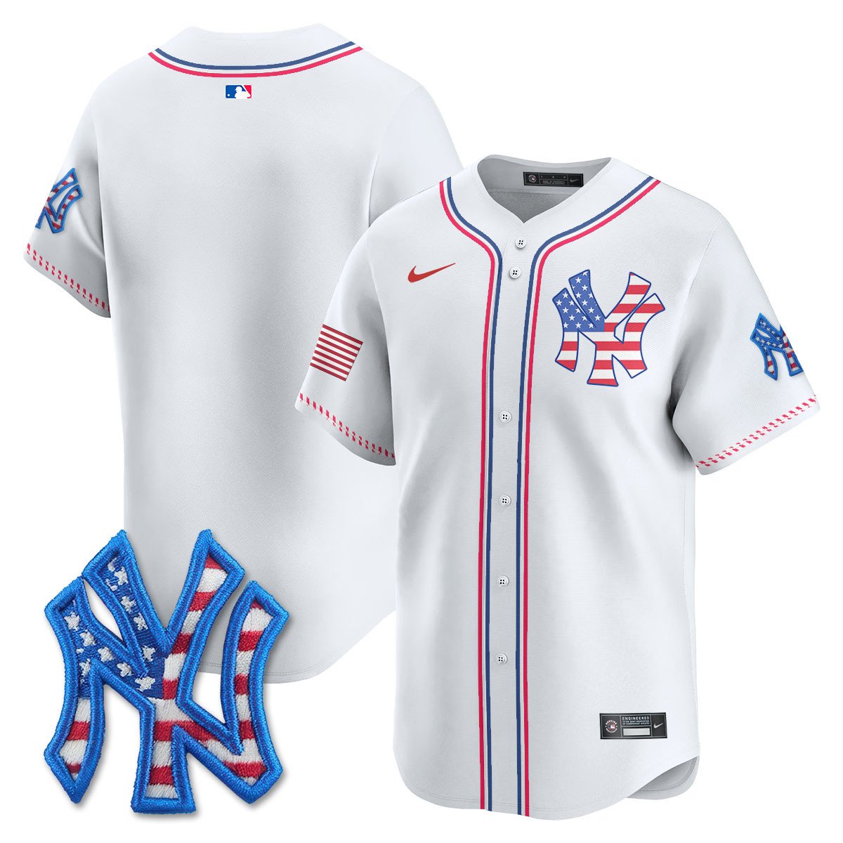 NYY 2026 Fourth of July Jersey - All Stitched