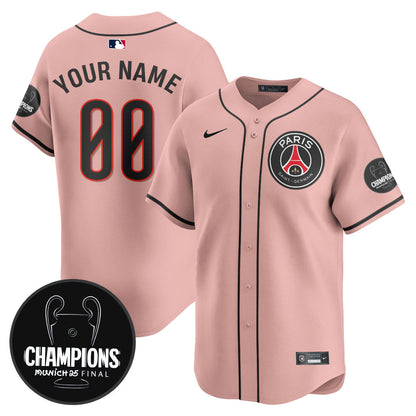 Paris Saint-Germain 2025 Soccer x Baseball Limited Custom Jersey - All Stitched