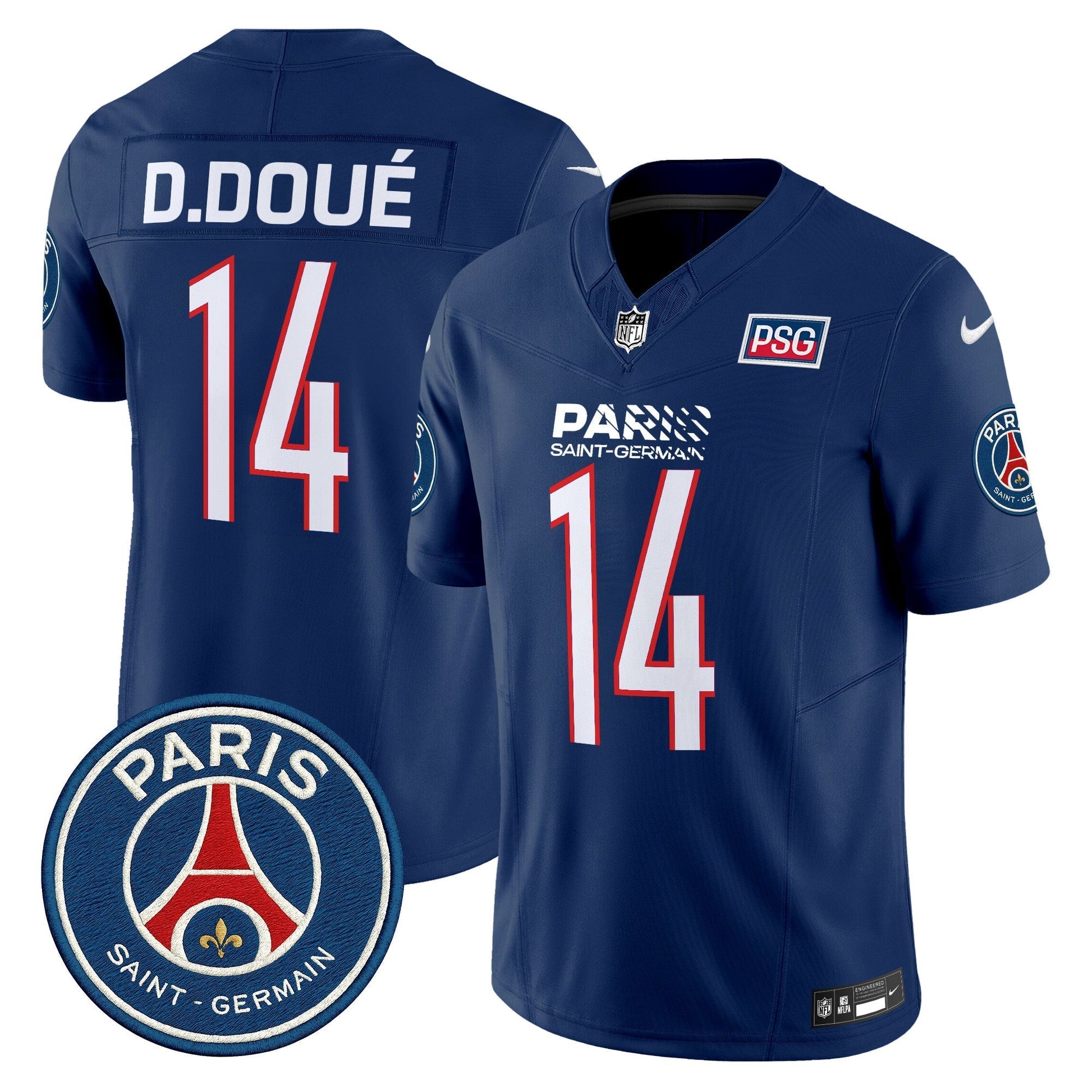 Men's Paris Saint-Germain 2025 Soccer x Football Vapor Limited Jersey - Stitched