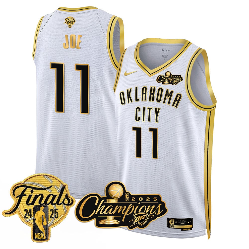 OKC 2024-25 Champions Jersey - All Stitched