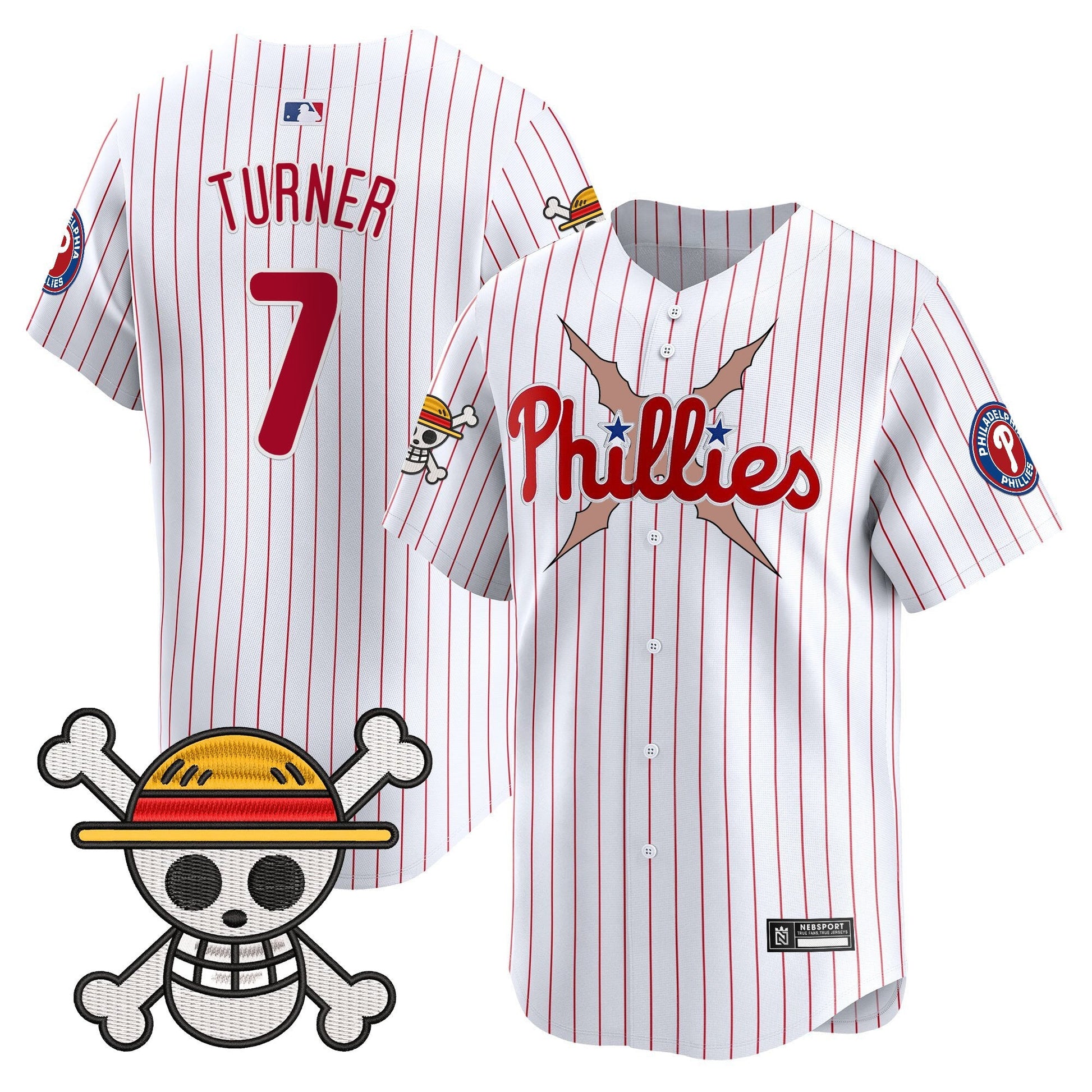 Men's Philadelphia Phillies x One Piece 2025 Vapor Premier Limited Jersey - All Stitched