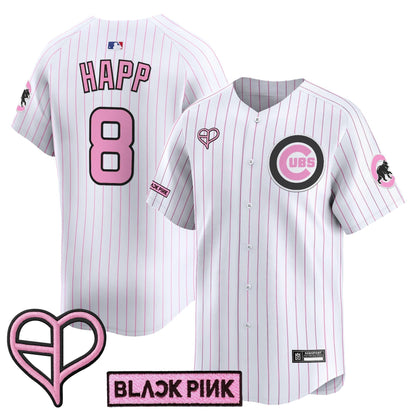 Unisex Chicago Cubs x BLACKPINK 2025 Vapor Premier Limited Jersey - All Stitched