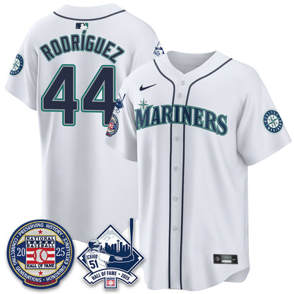SEA Ichiro Number Retirement Jersey V2 - All Stitched