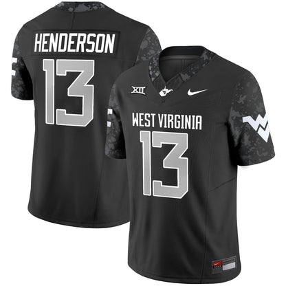 Men's West Virginia Mountaineers 2025 Coal Rush Vapor Limited Jersey - All Stitched