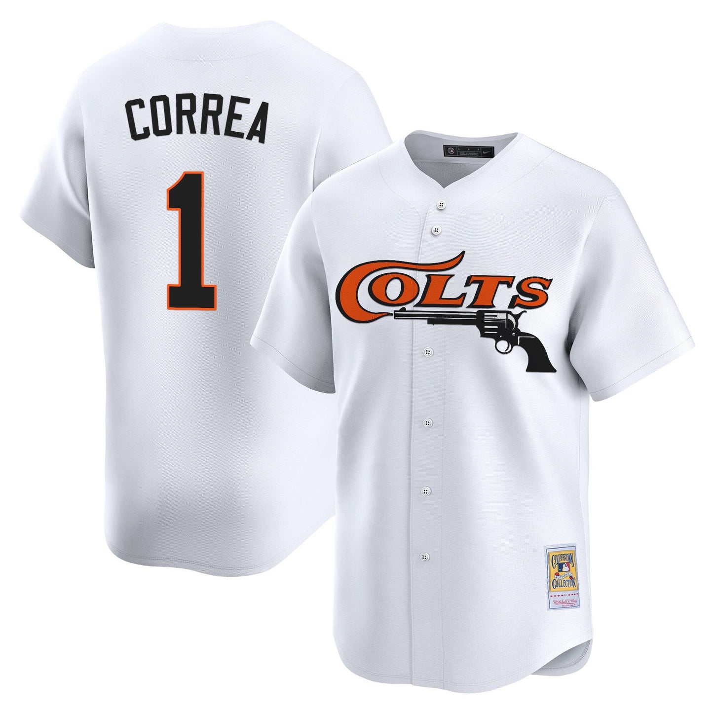 Men's Houston Astros Throwback Vapor Premier Limited Jersey - All Stitched
