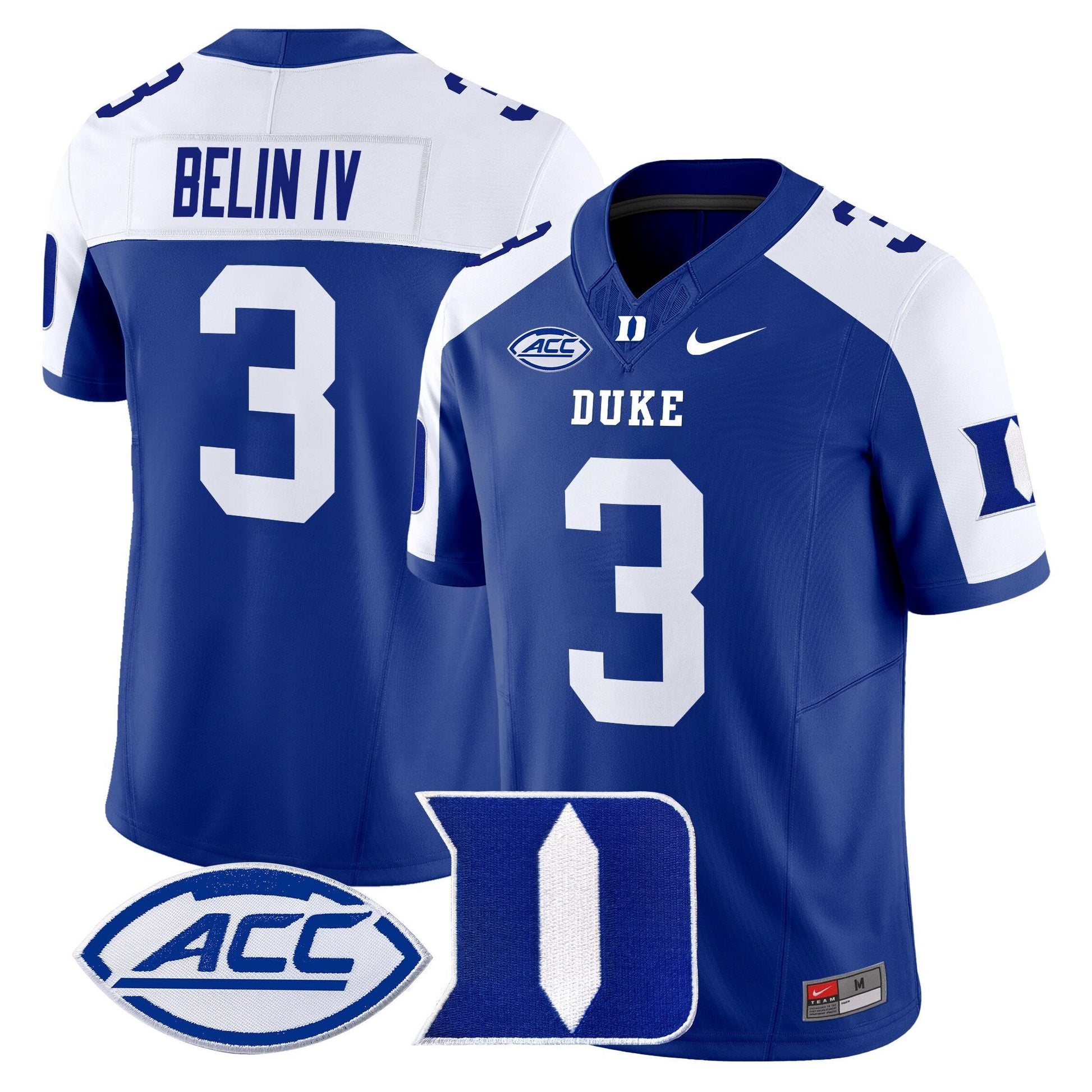 Men's Duke Blue Devils 2025 Vapor Limited Jersey - All Stitched