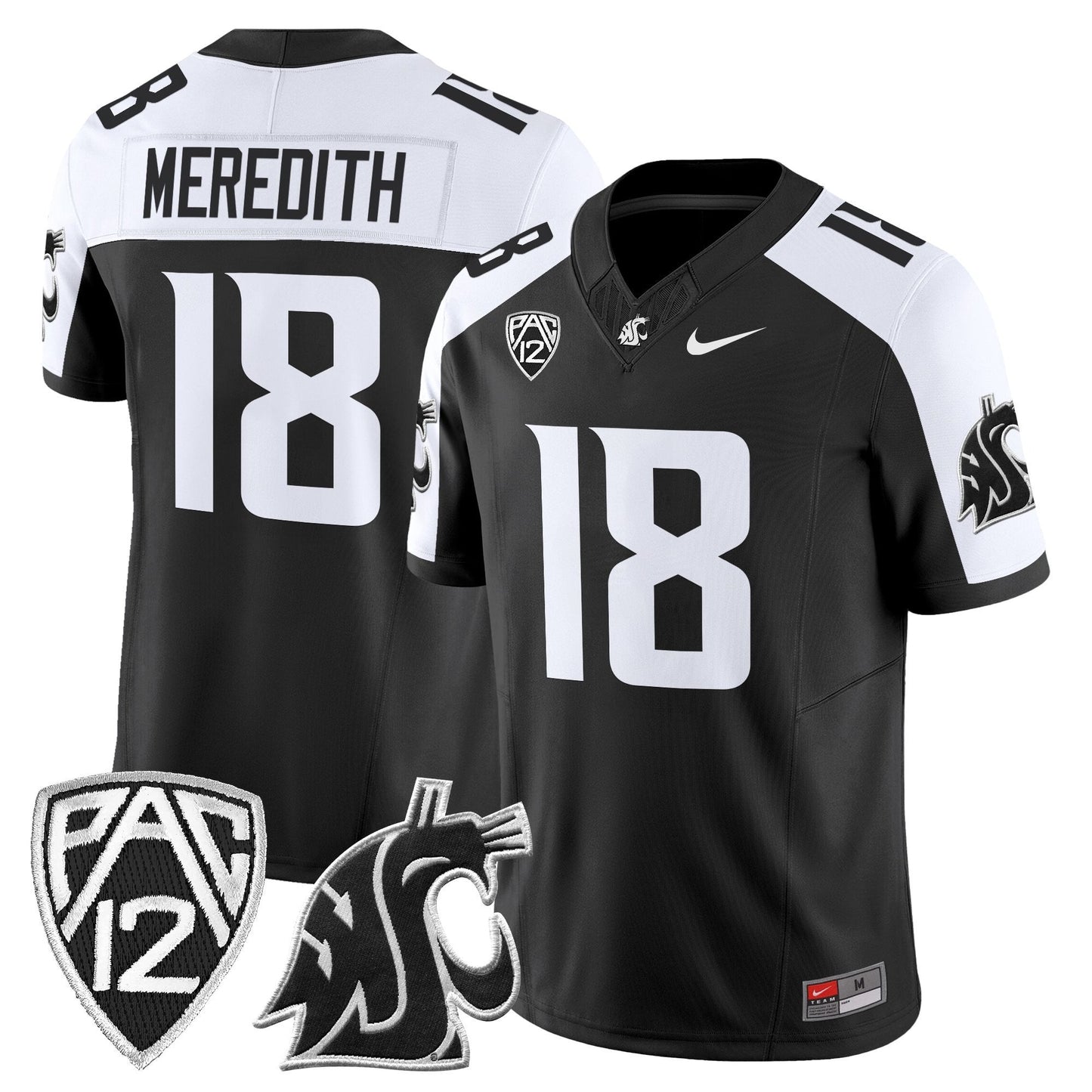Men's Washington State Cougars 2025 Vapor Limited Jersey - All Stitched