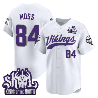  Minnesota Vikings 2025 Vapor Baseball Jersey - Stitched