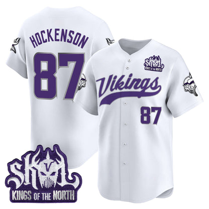  Minnesota Vikings 2025 Vapor Baseball Jersey - Stitched
