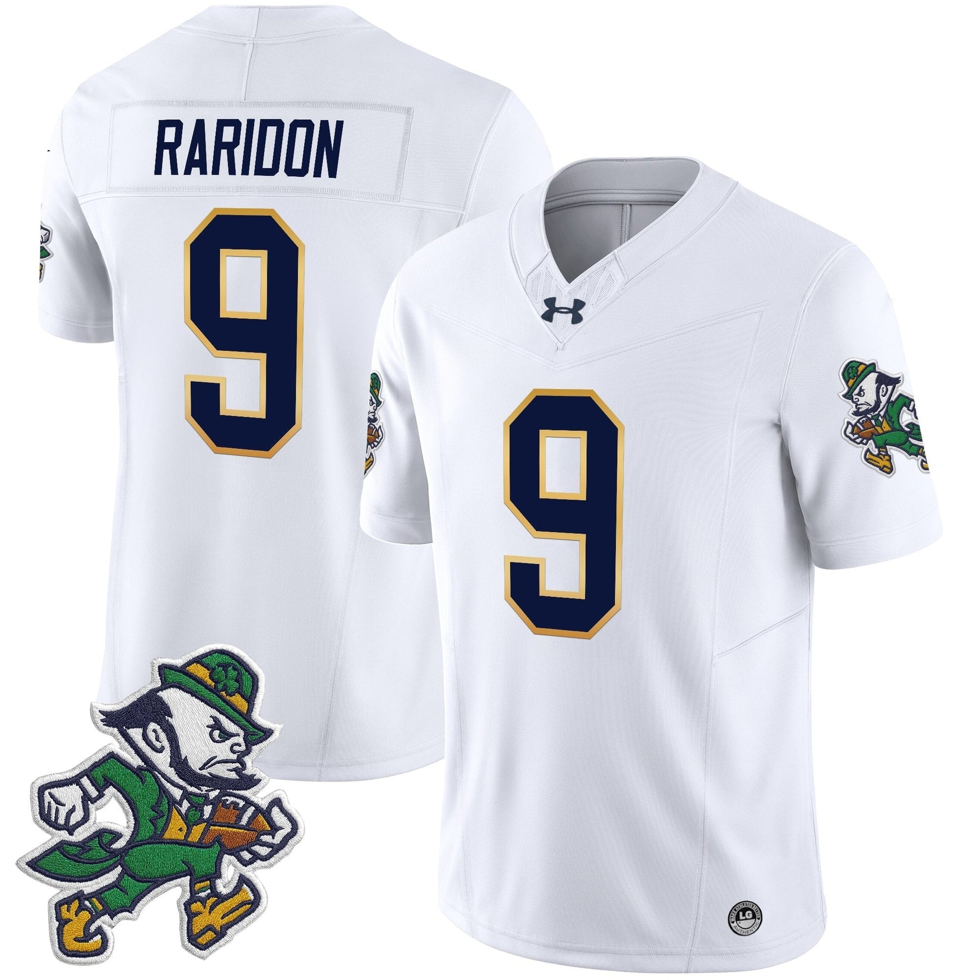 Men's Notre Dame Fighting Irish 2025 'Gridiron Leprechaun Edition' Vapor Limited Jersey – All Stitched