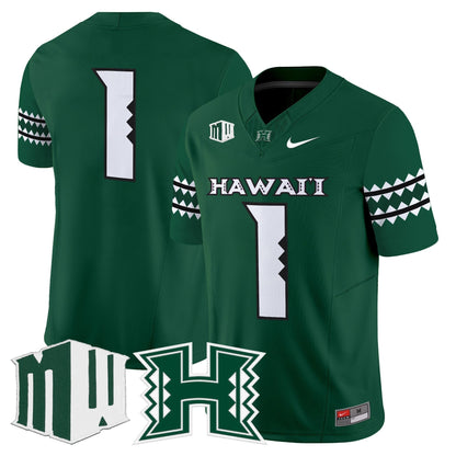 Men's Hawai'i Rainbow Warriors 2025 Vapor Limited Jersey - All Stitched
