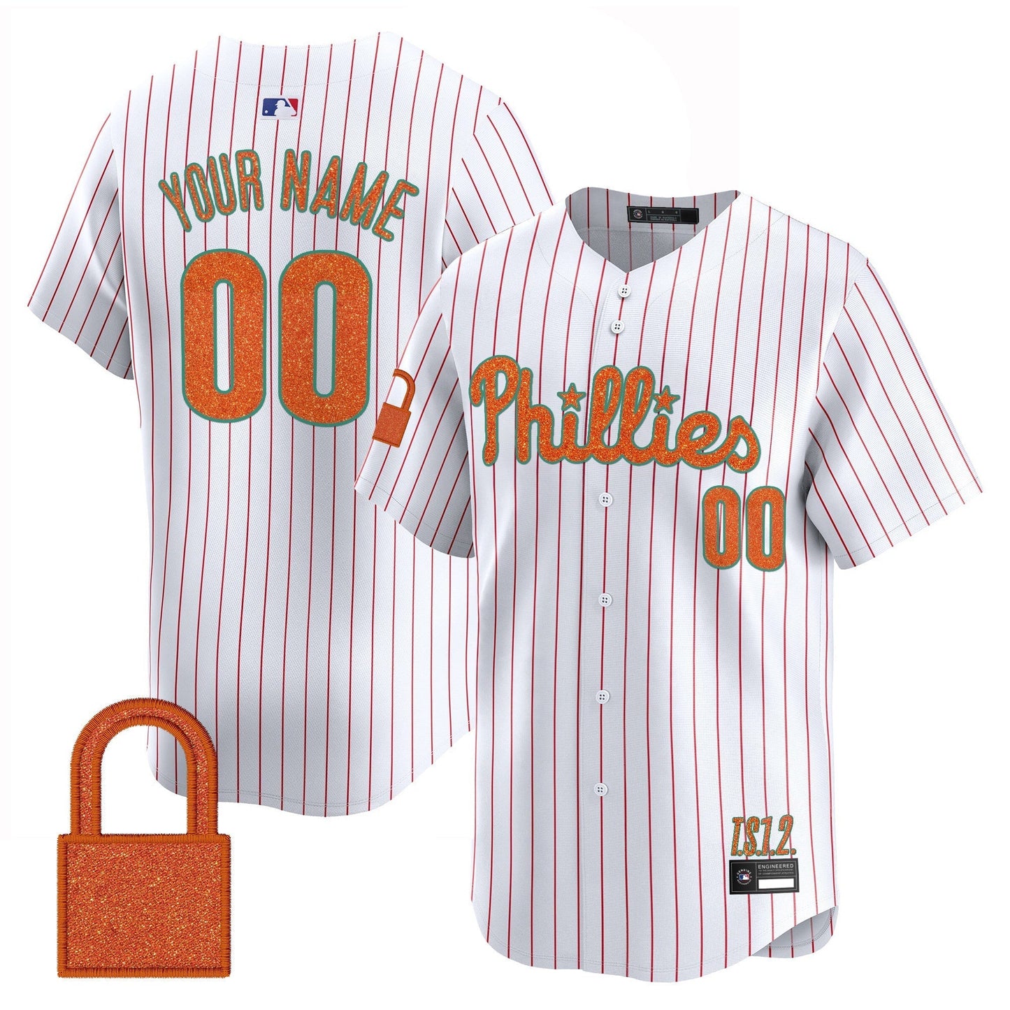 Philadelphia Phillies 'Taylor Swift - TS12 - The Life of a Showgirl' Vapor Premier Limited Custom Jersey - All Stitched