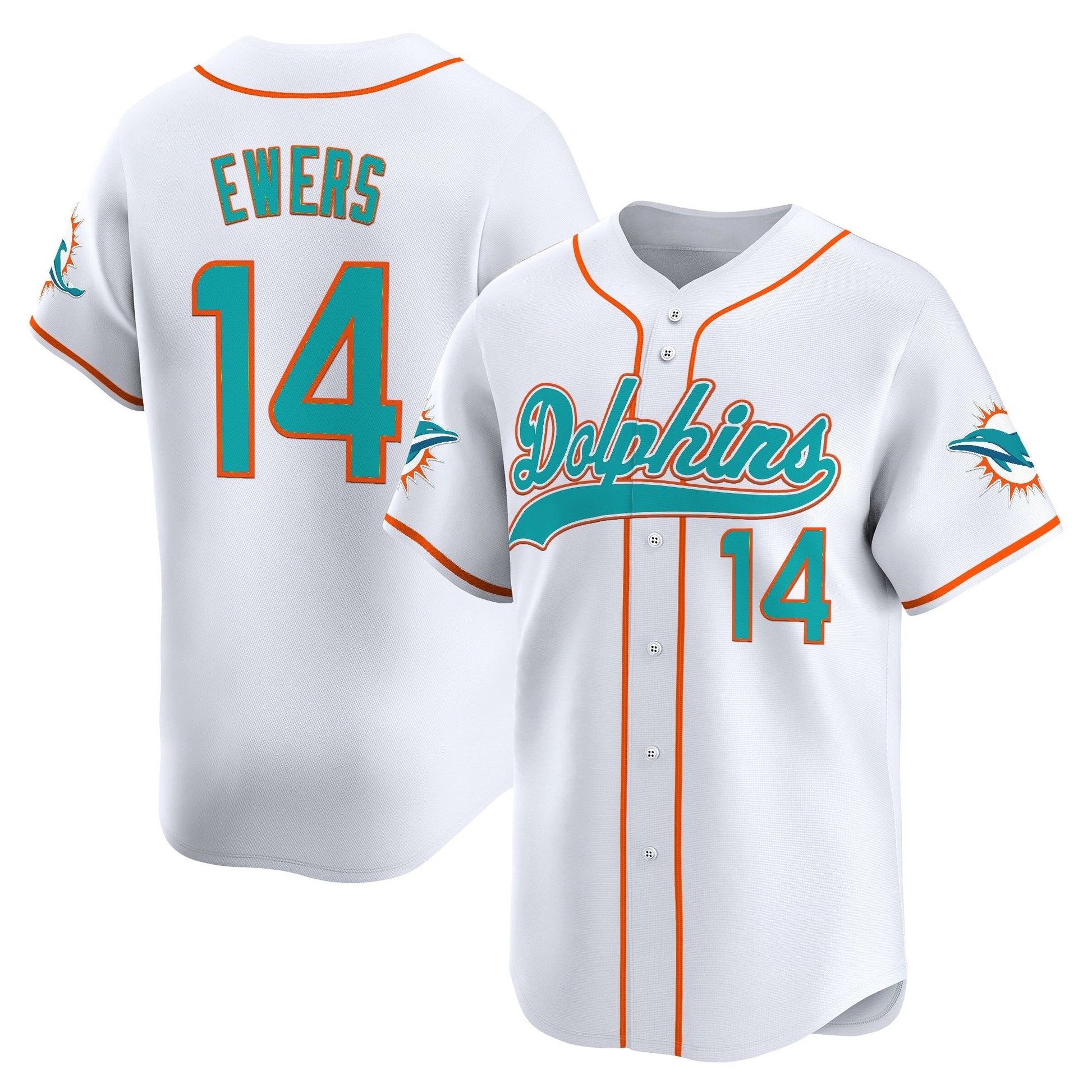 Men's Miami Dolphins 2025 Vapor Baseball Jersey - All Stitched