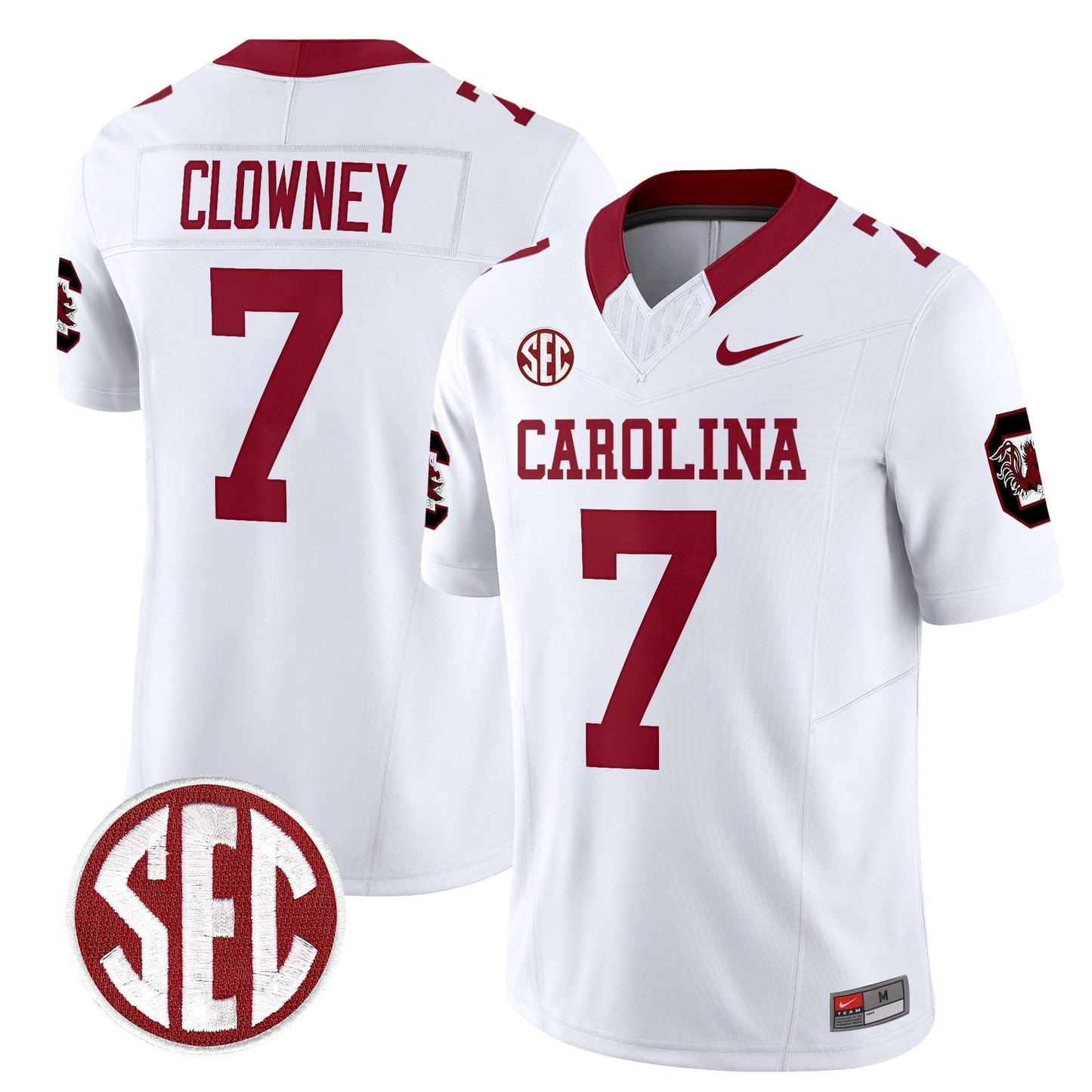 Men's South Carolina Gamecocks 1980 Throwback Vapor Limited Jersey – Rebrand 2026 – All Stitched