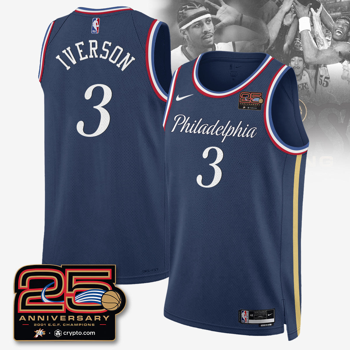 PHI 25th Anniversary Jersey - All Stitched