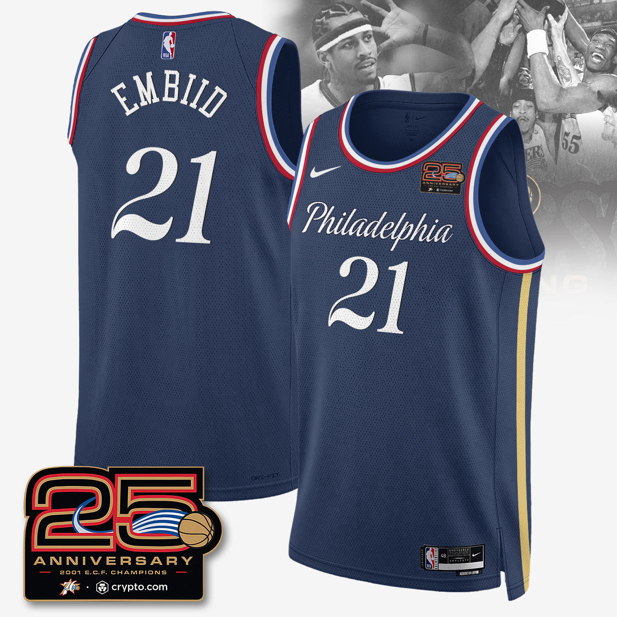 PHI 25th Anniversary Jersey - All Stitched