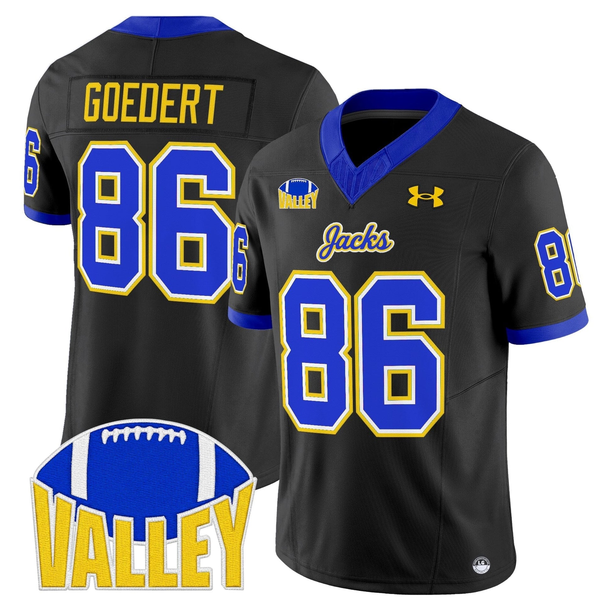 Men's South Dakota State Jackrabbits 2025 Vapor Limited Jersey - All Stitched