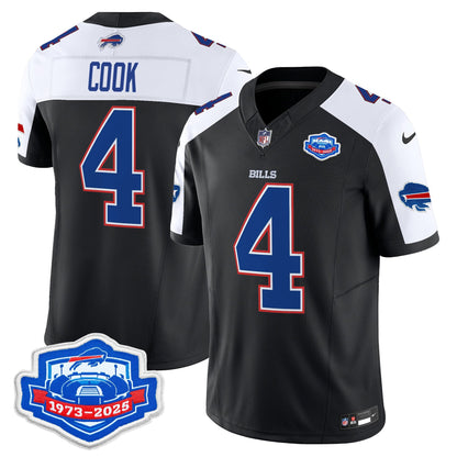 Men's Buffalo Bills 2025 Farewell Season Patch Vapor Limited Jersey - All Stitched